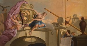 An Allegory Of Astronomy by After Jacques De Lajoue Oil Painting