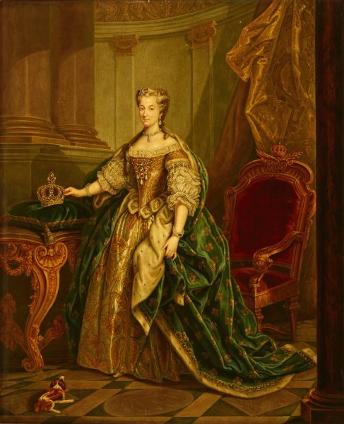 Main Product Photo of Portrait of Maria Leszczynska  Painting by After Jean-Baptiste Van Loo