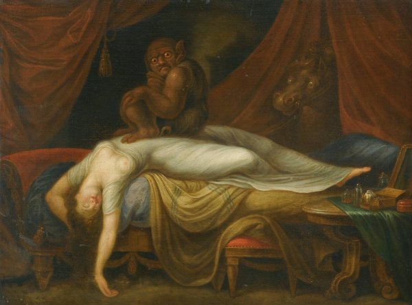 The Nightmare by After Johann Heinrich Fussli - Hand-Painted Oil Painting Reproduction