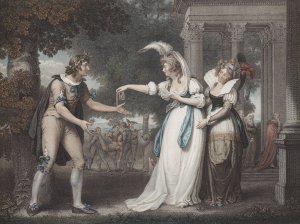 As You Like It, Act I Scene II by After John Downman Oil Painting