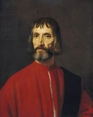 Andrea de'Franceschi by After Titian Oil Painting