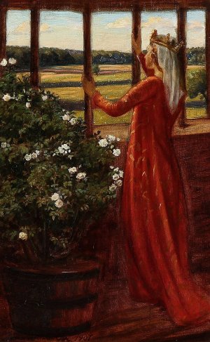 Isolde by Agnes Slott-Moller Oil Painting