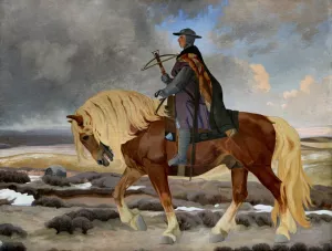 Niels Ebbesen Oil painting by Agnes Slott-Moller
