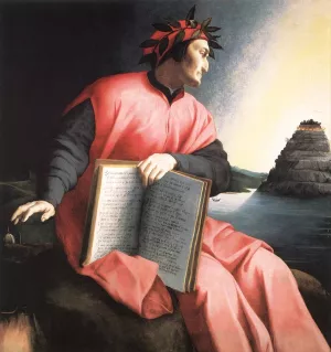 Allegorical Portrait of Dante Oil painting by Agnolo Bronzino