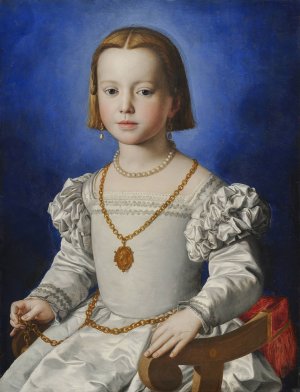 Bia Di Cosimo De' Medici by Agnolo Bronzino Oil Painting
