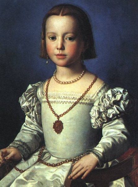Main Product Photo of Bia, The Illegitimate Daughter of Cosimo I de' Medici Painting by Agnolo Bronzino