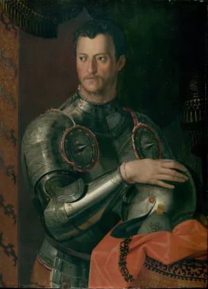 Cosimo I De'Medici by Agnolo Bronzino Oil Painting