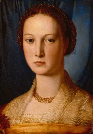 Costanza Da Sommaia by Agnolo Bronzino Oil Painting