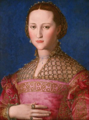 Eleonora Of Toledo by Agnolo Bronzino Oil Painting