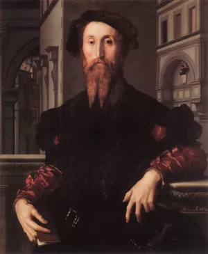 Portrait of Bartolomeo Panciatichi by Agnolo Bronzino Oil Painting