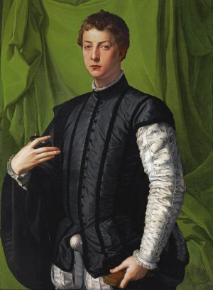 Portrait Of Lodovico Capponi by Agnolo Bronzino Oil Painting