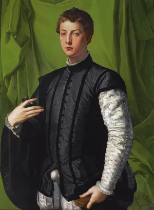 Portrait Of Lodovico Capponi by Agnolo Bronzino Oil Painting