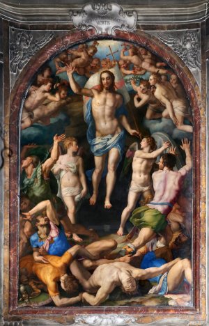 Resurrection Of Christ by Agnolo Bronzino Oil Painting