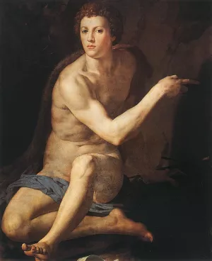 St. John the Baptist painting by Agnolo Bronzino