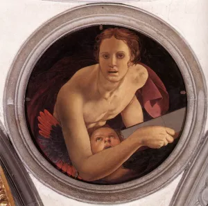 St. Matthew Oil painting by Agnolo Bronzino