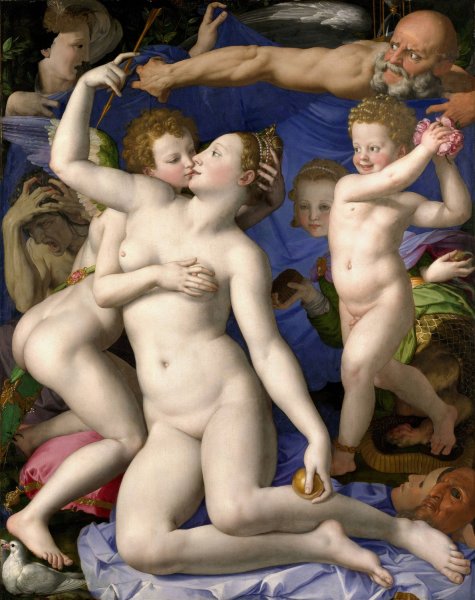 Main Product Photo of Venus, Cupid, Folly and Time  Painting by Agnolo Bronzino