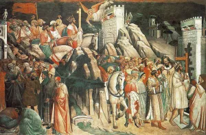 The Triumph of the Cross by Agnolo Gaddi - Oil Painting Reproduction