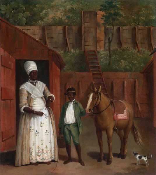Main Product Photo of A Mother With Her Son And A Pony  Painting by Agostino Brunias