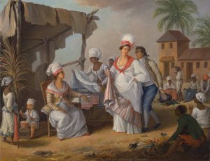 Market Day, Roseau, Dominica by Agostino Brunias Oil Painting