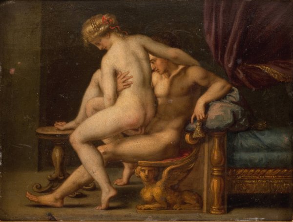 Main Product Photo of Nuditet med mand og kvinde  Painting by Agostino Carracci