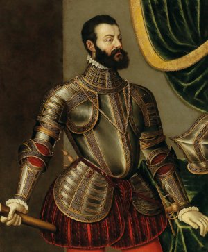 Portrait Of A Commander by Agostino Galeazzi Oil Painting
