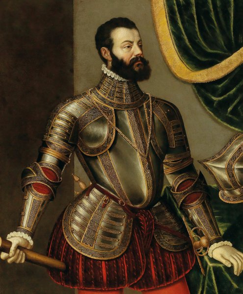 Portrait Of A Commander  by Agostino Galeazzi - Hand-Painted Oil Painting Reproduction