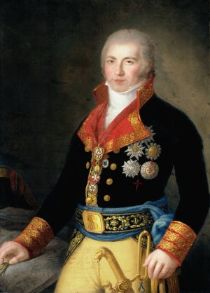 Manuel Godoy by Agustin Esteve y Marques Oil Painting
