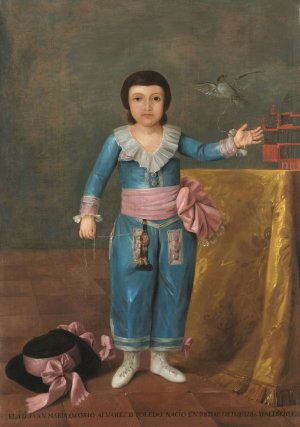 Portrait of Juan Maria Osorio by Agustin Esteve y Marques Oil Painting