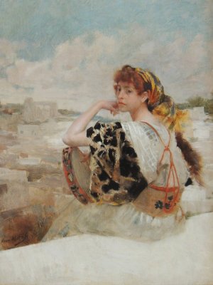 Gitane by Aime Morot Oil Painting