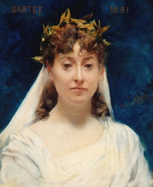 Julia Bartet by Aime Morot Oil Painting