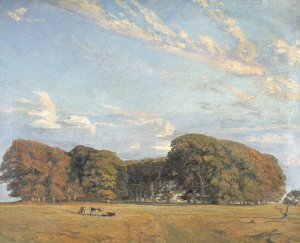 Eremitagesletten by Aksel M. Lassen Oil Painting