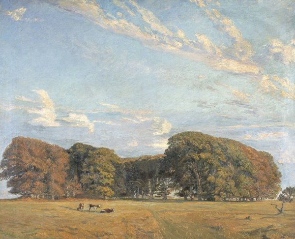 Eremitagesletten  by Aksel M. Lassen - Hand-Painted Oil Painting Reproduction