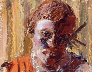 A Kikuyu Man by Akseli Gallen-Kallela Oil Painting