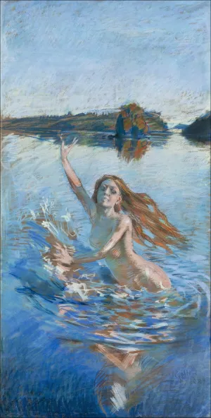 Aino by Akseli Gallen-Kallela Oil Painting