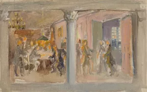 Aurora Society by Akseli Gallen-Kallela Oil Painting