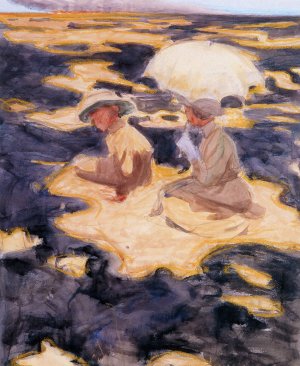 Brush Fire on the Savannah by Akseli Gallen-Kallela Oil Painting