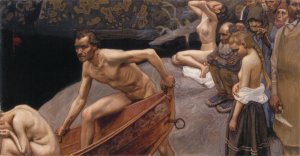 By the River of Tuonela by Akseli Gallen-Kallela Oil Painting