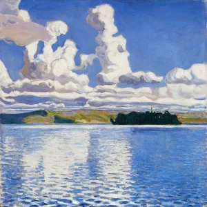 Cloud Towers by Akseli Gallen-Kallela - Oil Painting Reproduction