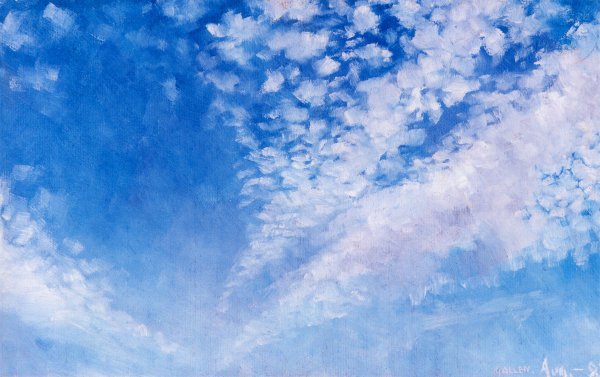 Clouds by Akseli Gallen-Kallela - Hand-Painted Oil Painting Reproduction