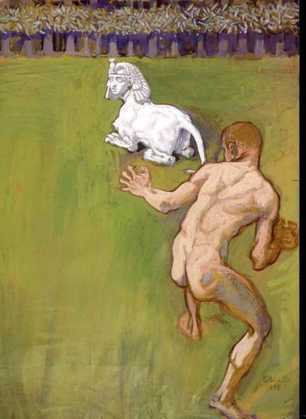 Confessio Artis by Akseli Gallen-Kallela - Hand-Painted Oil Painting Reproduction