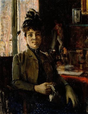 Countess Berthe De Vallombreuse by Akseli Gallen-Kallela Oil Painting