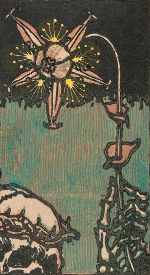 Death and the Flower by Akseli Gallen-Kallela Oil Painting