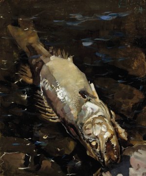 Decaying Sander by Akseli Gallen-Kallela Oil Painting