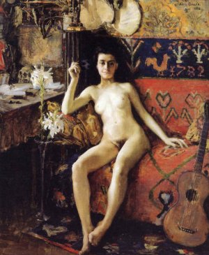 Demasquee by Akseli Gallen-Kallela Oil Painting