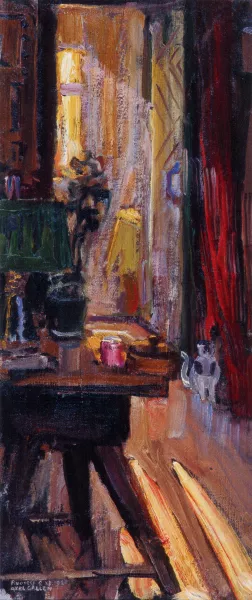 Entrance to Kalela's Dining Room by Akseli Gallen-Kallela Oil Painting