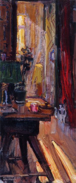 Entrance to Kalela's Dining Room by Akseli Gallen-Kallela - Hand-Painted Oil Painting Reproduction