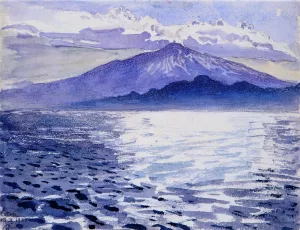 Etna by Akseli Gallen-Kallela - Oil Painting Reproduction