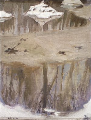 Heijastuksia by Akseli Gallen-Kallela Oil Painting