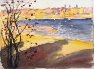 Helsinki by Akseli Gallen-Kallela Oil Painting