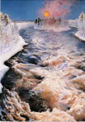 Imatra Oil painting by Akseli Gallen-Kallela